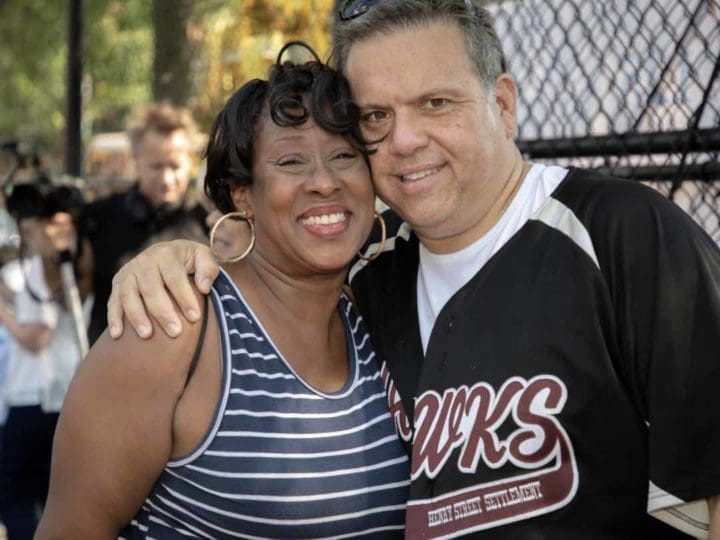 David with participant