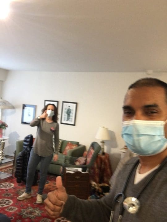 Farouk Khan and Wendy Klansky