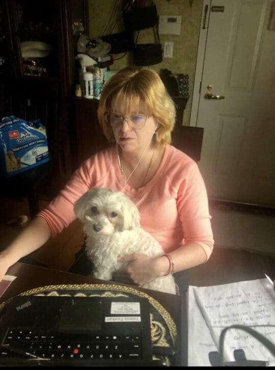 Yelena Tsurkan and teddy