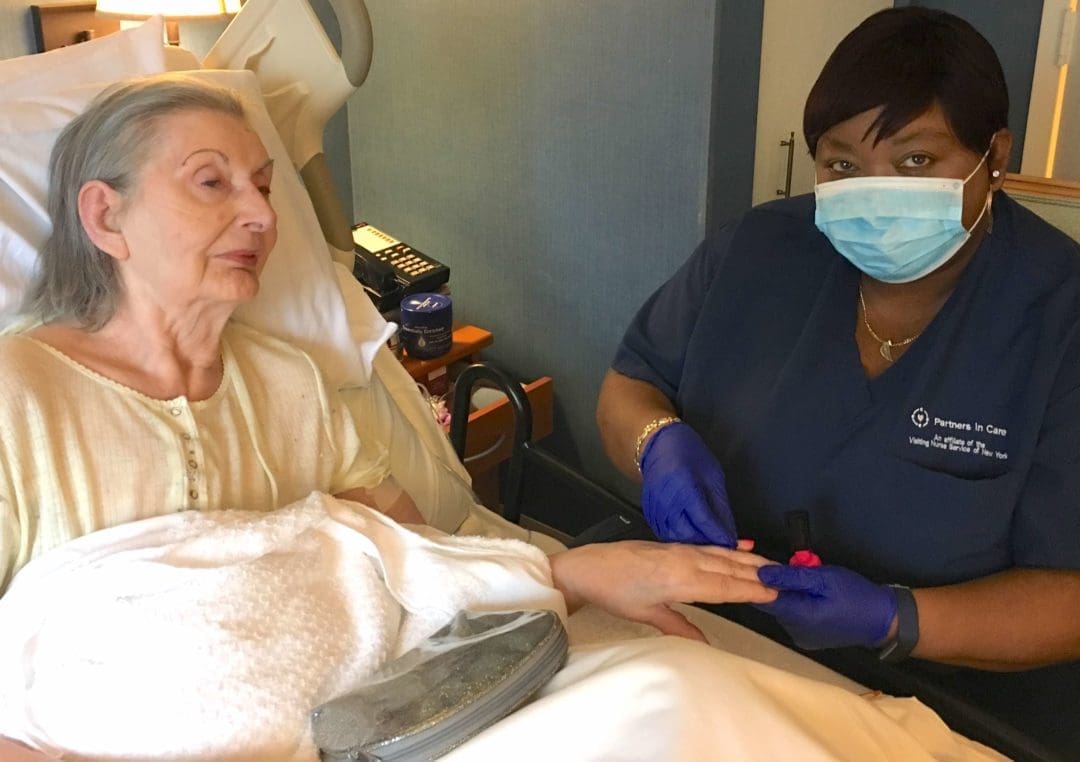 Patient Inge Godek & April Buckins, HHA
