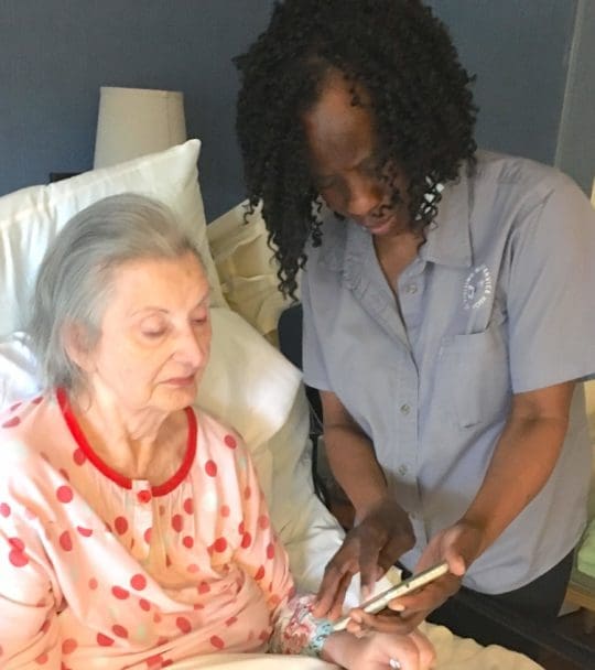 Patient Inge Godek & Olderine Charles_VNSNY
