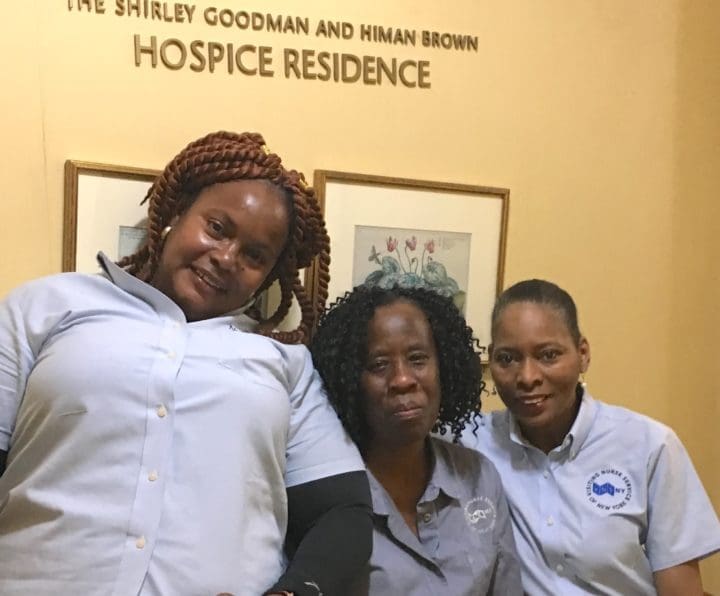Shirla Joseph, Olderine Charles, Cynthia McGill_VNSNY