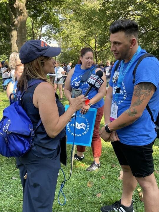 Heroes Mike G with CBS Radio