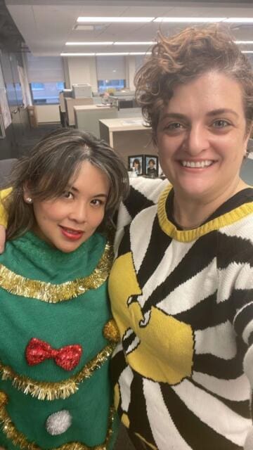 Alison Bartolone and Lorna Canlas