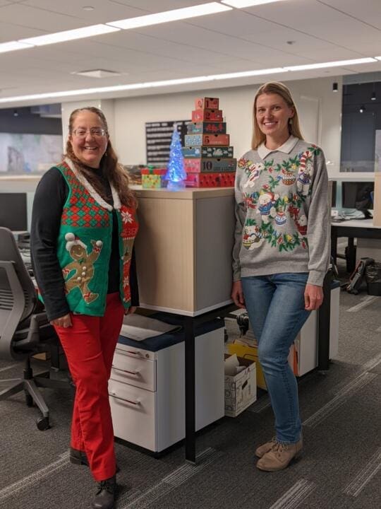 Catherine Callaway and Lisa Kvilesz