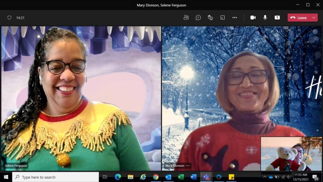 Selene Ferguson and Mary Dionson